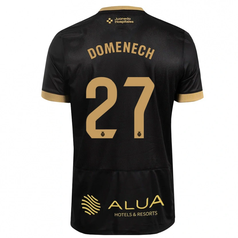 Danxen Kvinnor Marc Domènech #27 Svart Sandbrun Vild Trä Bortatröja Matchtröjor 2026/27 Tröjor T-Tröja