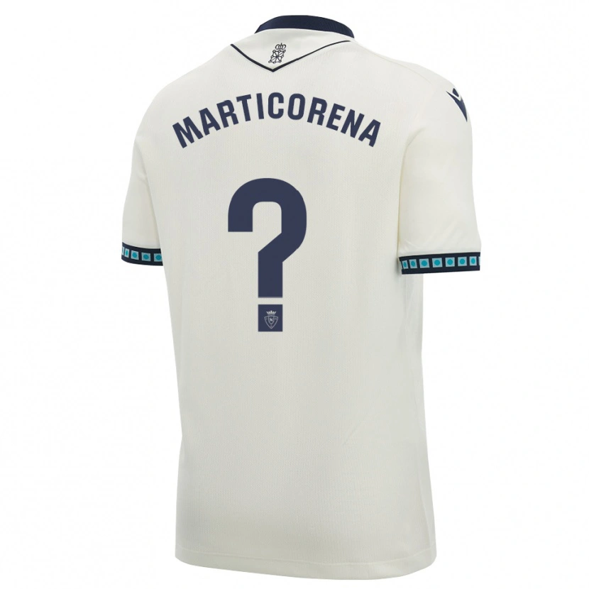 Danxen Kvinnor Ander Marticorena #0 Vit Svart Ljus Himmelsblå Bortatröja Matchtröjor 2026/27 Tröjor T-Tröja