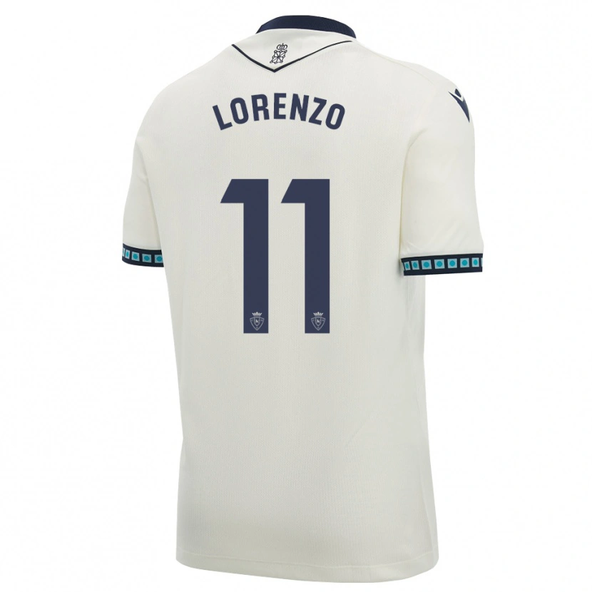 Danxen Kvinnor Nowend Lorenzo #11 Vit Svart Ljus Himmelsblå Bortatröja Matchtröjor 2026/27 Tröjor T-Tröja