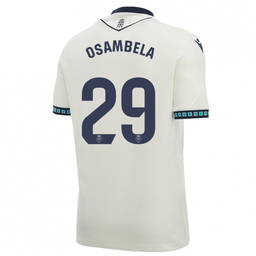 Danxen Kvinnor Asier Osambela #29 Vit Svart Ljus Himmelsblå Bortatröja Matchtröjor 2026/27 Tröjor T-Tröja
