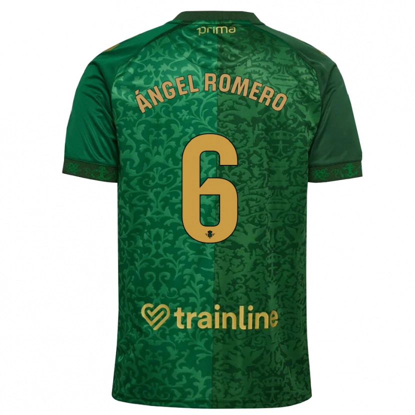 Danxen Kvinnor Miguel Romero #6 Skogsgrön Mörk Guldbrun Bortatröja Matchtröjor 2026/27 Tröjor T-Tröja