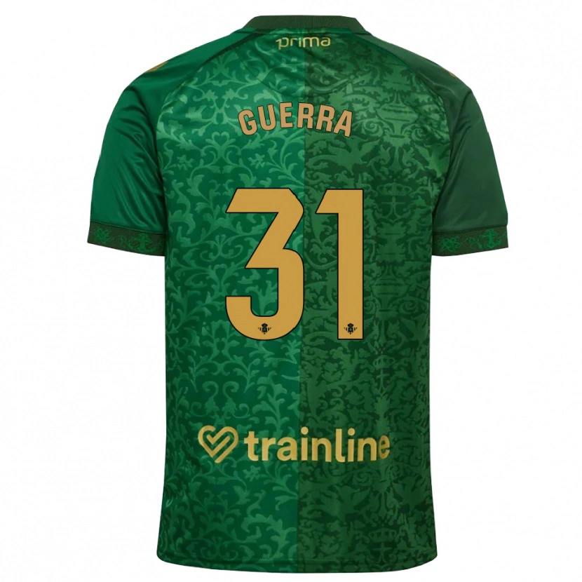 Danxen Kvinnor Ana Guerra Morcillo #31 Skogsgrön Mörk Guldbrun Bortatröja Matchtröjor 2026/27 Tröjor T-Tröja