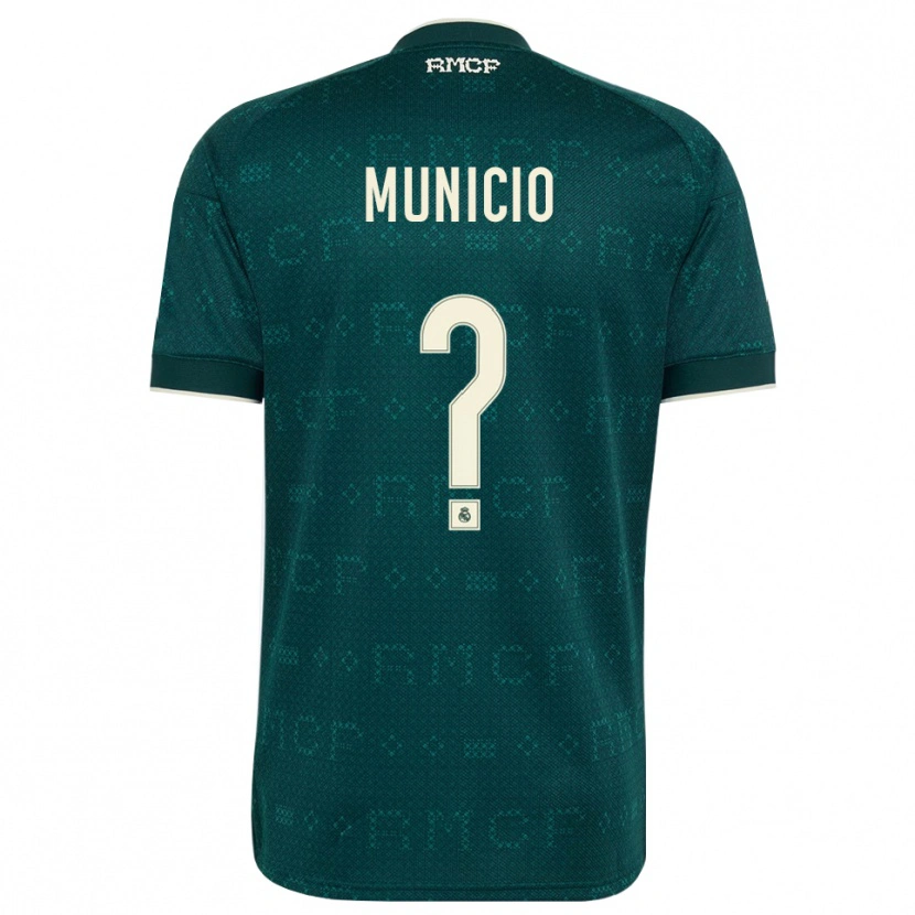 Danxen Kvinnor Gabriel Municio #0 Mörk Skiffergrå Vit Bortatröja Matchtröjor 2026/27 Tröjor T-Tröja