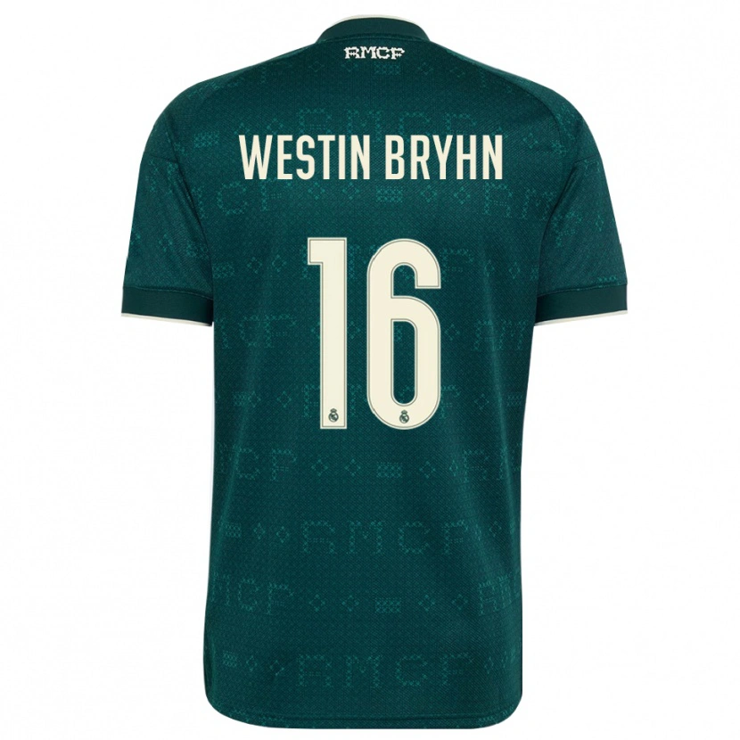 Danxen Kvinnor Leon Westin Bryhn #16 Mörk Skiffergrå Vit Bortatröja Matchtröjor 2026/27 Tröjor T-Tröja