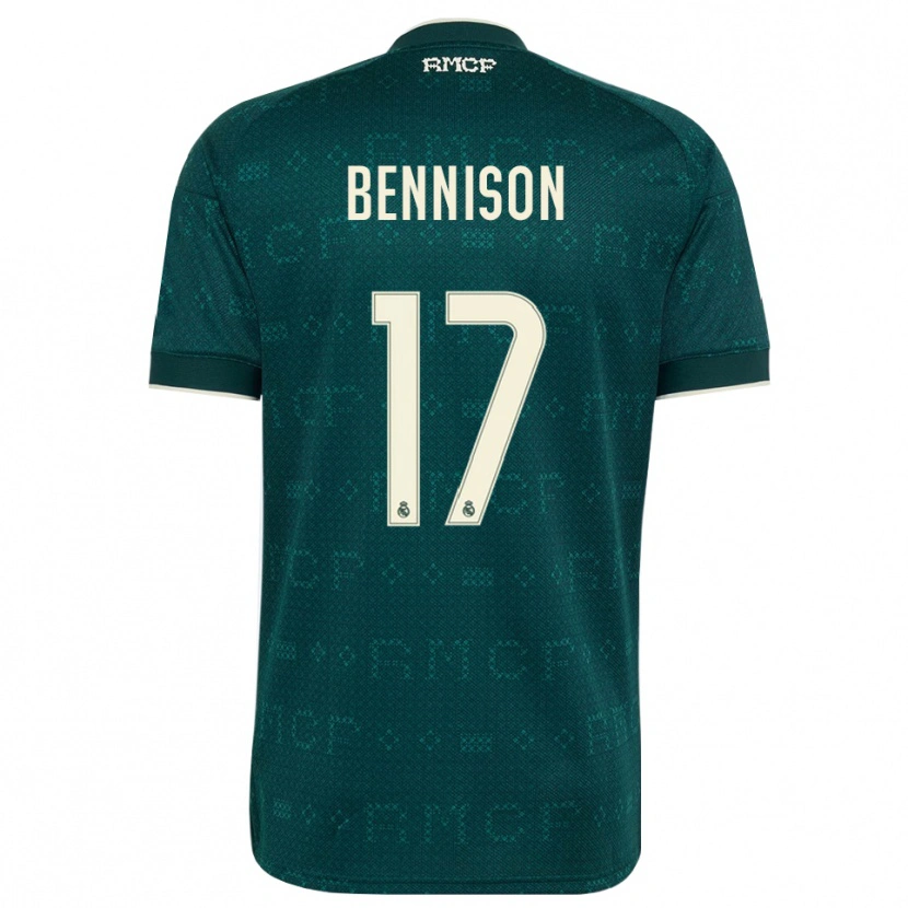 Danxen Kvinnor Hanna Bennison #17 Mörk Skiffergrå Vit Bortatröja Matchtröjor 2026/27 Tröjor T-Tröja