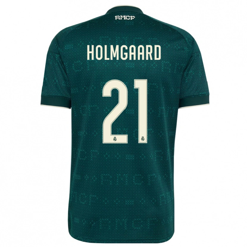 Danxen Kvinnor Sara Rosted Holmgaard #21 Mörk Skiffergrå Vit Bortatröja Matchtröjor 2026/27 Tröjor T-Tröja