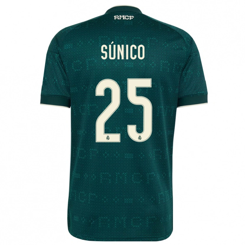 Danxen Kvinnor Guille Súnico #25 Mörk Skiffergrå Vit Bortatröja Matchtröjor 2026/27 Tröjor T-Tröja