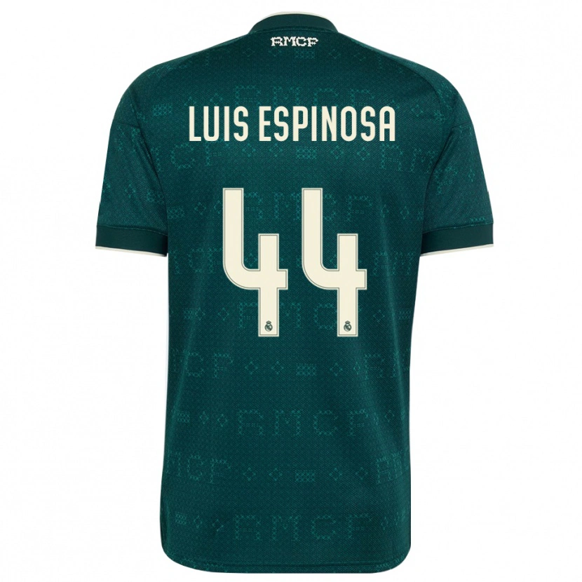 Danxen Kvinnor José Luis Espinosa #44 Mörk Skiffergrå Vit Bortatröja Matchtröjor 2026/27 Tröjor T-Tröja
