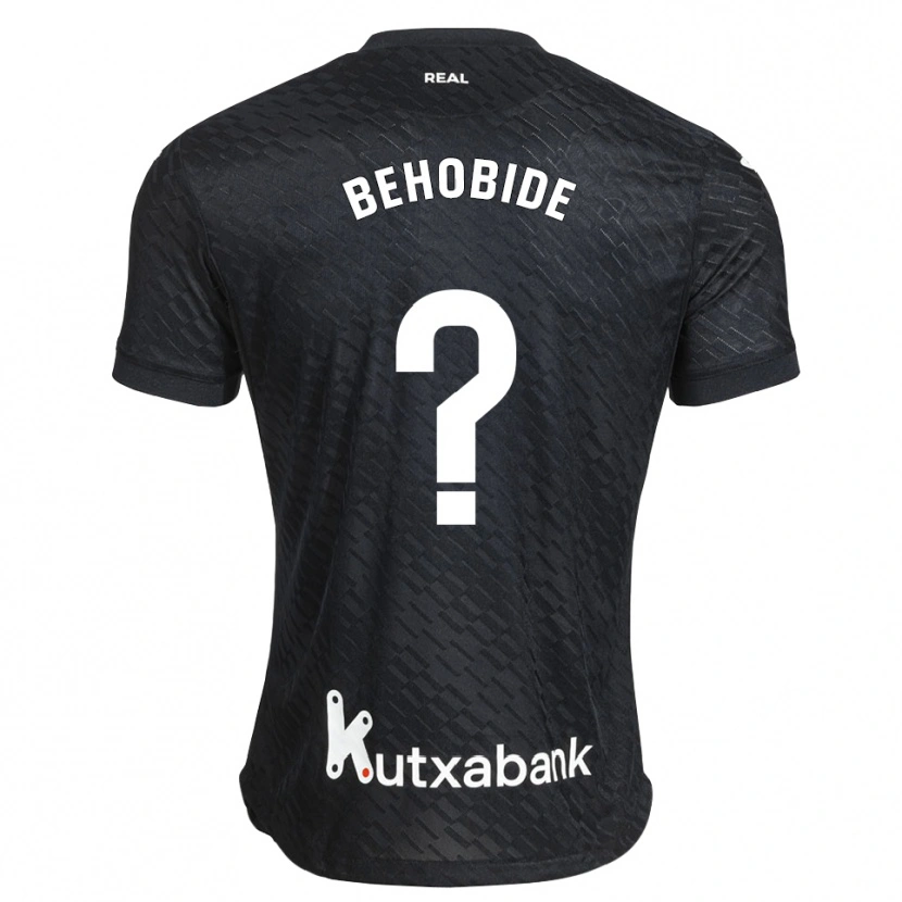 Danxen Kvinnor Eneko Behobide #0 Svart Vit Bortatröja Matchtröjor 2026/27 Tröjor T-Tröja