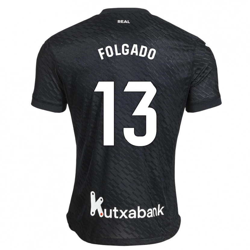 Danxen Kvinnor Theo Folgado #13 Svart Vit Bortatröja Matchtröjor 2026/27 Tröjor T-Tröja