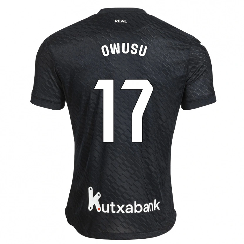 Danxen Kvinnor Jacqueline Owusu #17 Svart Vit Bortatröja Matchtröjor 2026/27 Tröjor T-Tröja