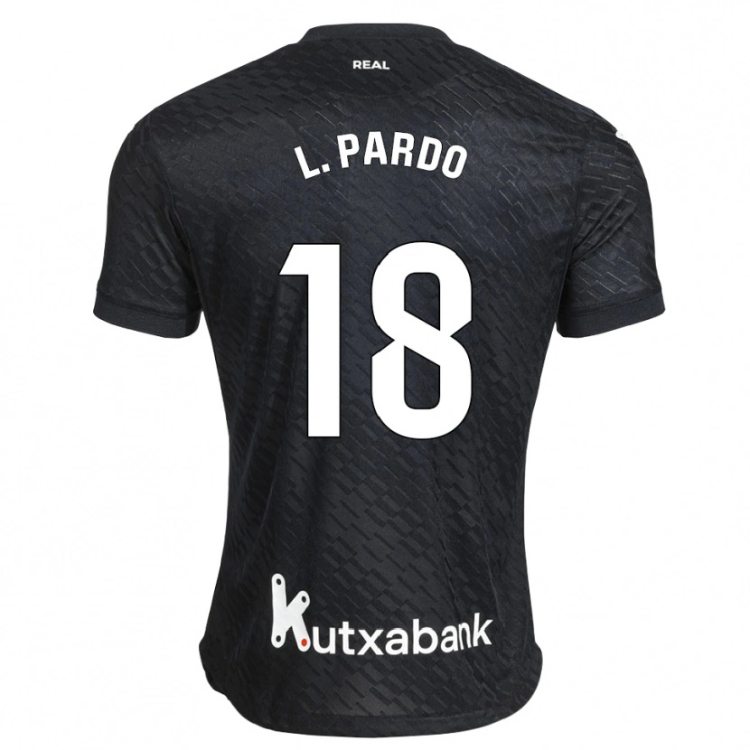 Danxen Kvinnor Lucía Pardo Méndez #18 Svart Vit Bortatröja Matchtröjor 2026/27 Tröjor T-Tröja
