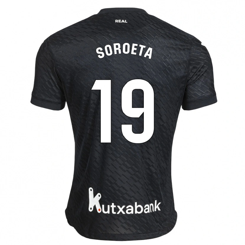 Danxen Kvinnor Javier Soroeta #19 Svart Vit Bortatröja Matchtröjor 2026/27 Tröjor T-Tröja
