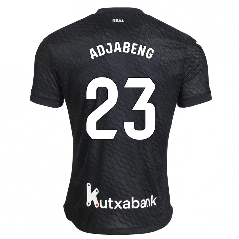 Danxen Kvinnor Andrews Adjabeng #23 Svart Vit Bortatröja Matchtröjor 2026/27 Tröjor T-Tröja
