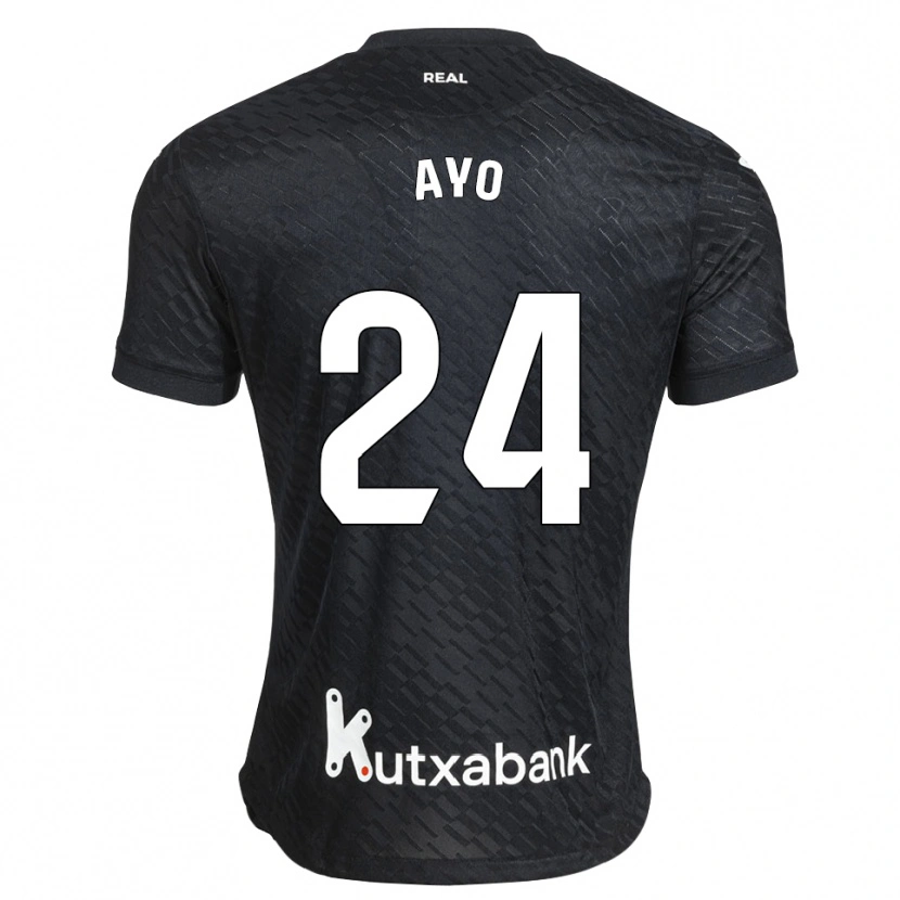 Danxen Kvinnor Unax Ayo #24 Svart Vit Bortatröja Matchtröjor 2026/27 Tröjor T-Tröja