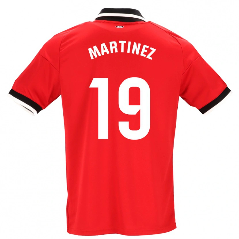 Danxen Kvinnor Gabri Martinez #19 Svart Vit Röd Bortatröja Matchtröjor 2026/27 Tröjor T-Tröja