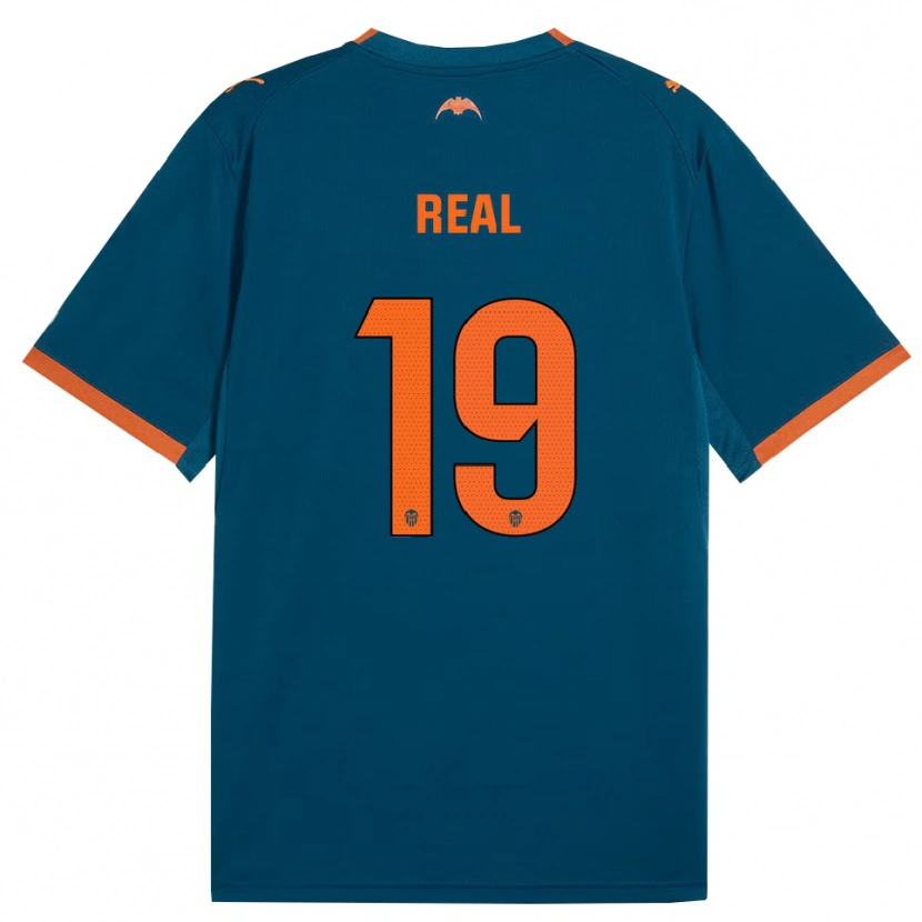 Danxen Kvinnor Kerlly Real #19 Stålblå Orange Bortatröja Matchtröjor 2026/27 Tröjor T-Tröja
