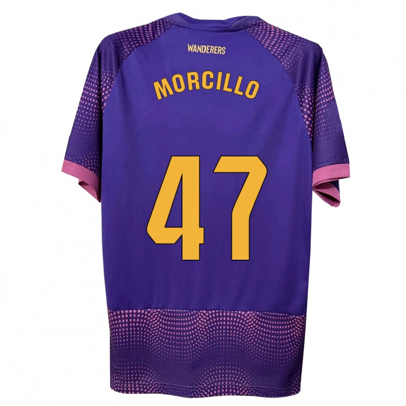 Danxen Kvinnor Javi Morcillo #47 Lila Vit Rosa Bortatröja Matchtröjor 2026/27 Tröjor T-Tröja
