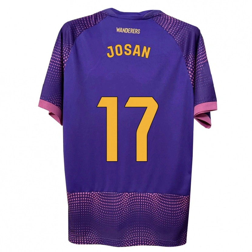Danxen Kvinnor José Antonio Ferrández Pomares #17 Lila Vit Rosa Bortatröja Matchtröjor 2026/27 Tröjor T-Tröja