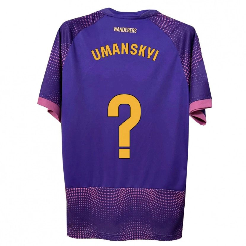 Danxen Kvinnor Volodymyr Umanskyi #0 Lila Vit Rosa Bortatröja Matchtröjor 2026/27 Tröjor T-Tröja