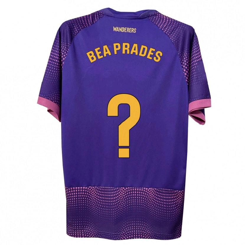 Danxen Kvinnor Beatriz Prades Insa #0 Lila Vit Rosa Bortatröja Matchtröjor 2026/27 Tröjor T-Tröja