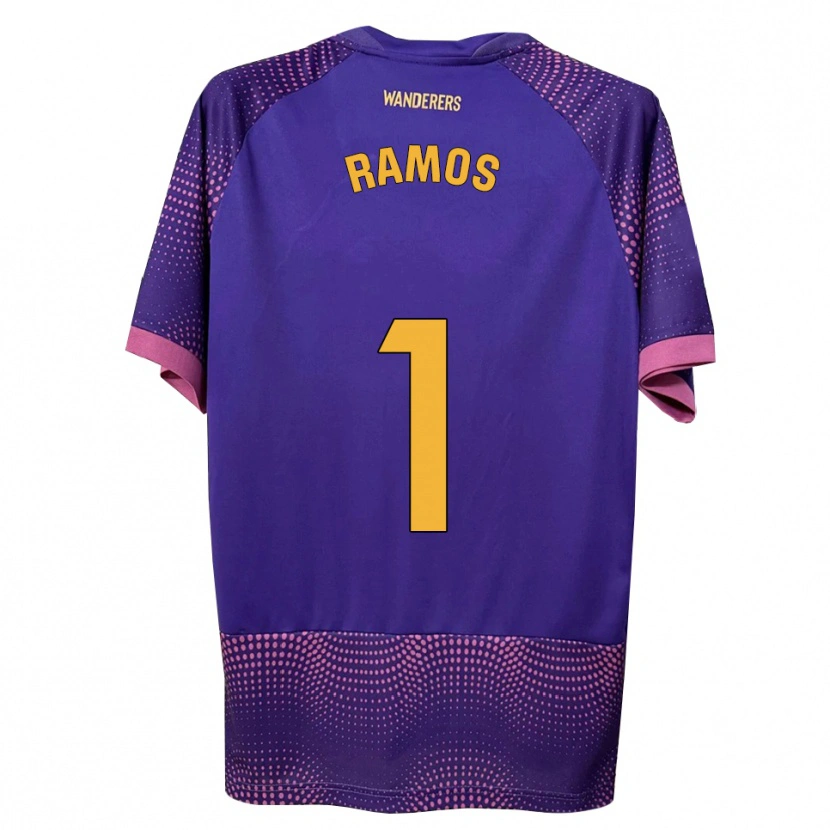 Danxen Kvinnor Alejandro Ramos #1 Lila Vit Rosa Bortatröja Matchtröjor 2026/27 Tröjor T-Tröja