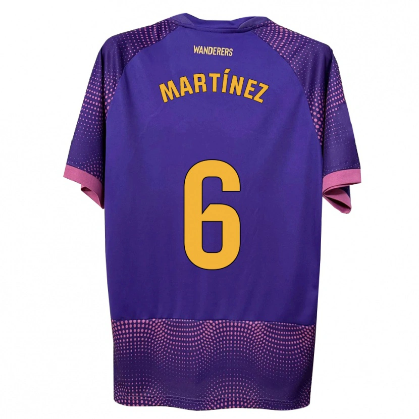 Danxen Kvinnor Antonio Martínez #6 Lila Vit Rosa Bortatröja Matchtröjor 2026/27 Tröjor T-Tröja