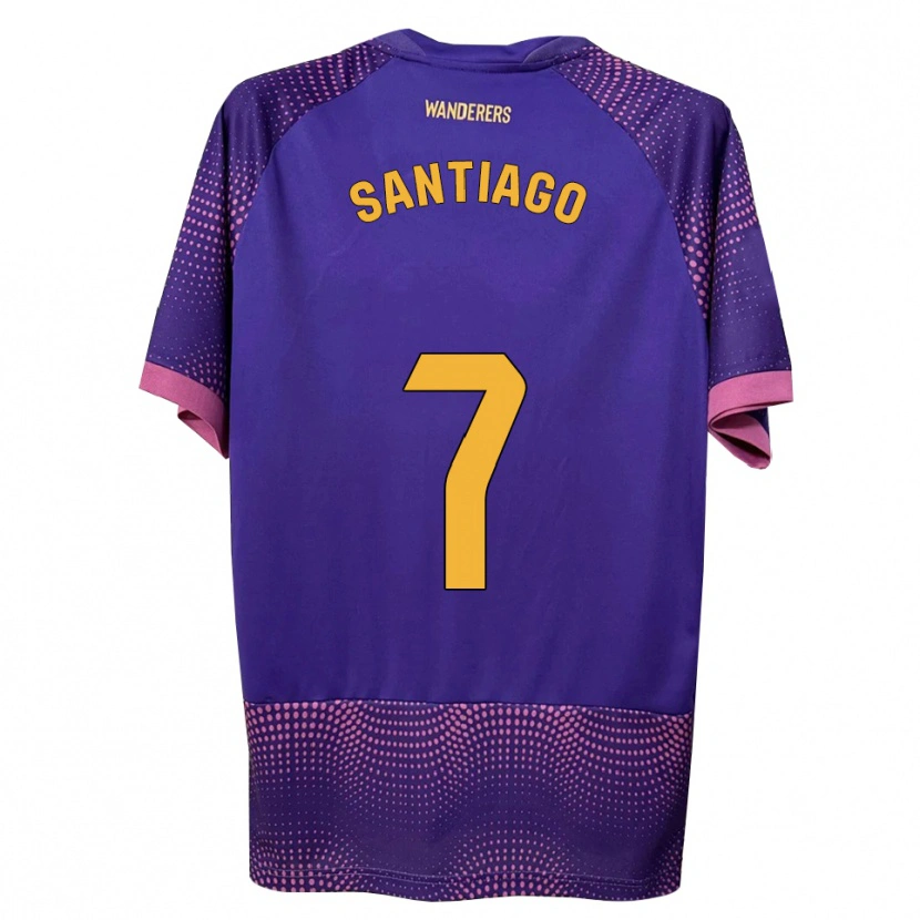 Danxen Kvinnor Yago Santiago #7 Lila Vit Rosa Bortatröja Matchtröjor 2026/27 Tröjor T-Tröja