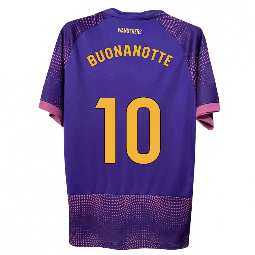 Danxen Kvinnor Facundo Buonanotte #10 Lila Vit Rosa Bortatröja Matchtröjor 2026/27 Tröjor T-Tröja