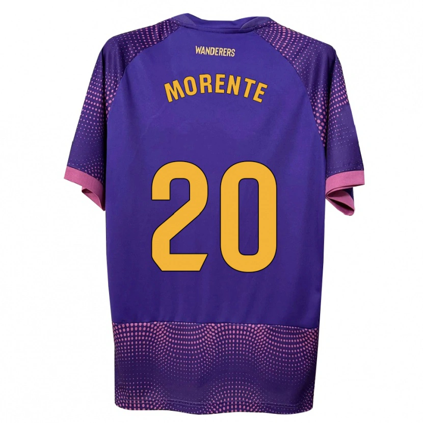 Danxen Kvinnor Tete Morente #20 Lila Vit Rosa Bortatröja Matchtröjor 2026/27 Tröjor T-Tröja