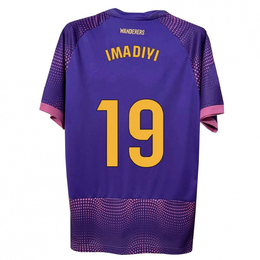 Danxen Kvinnor Ceri Imadiyi #19 Lila Vit Rosa Bortatröja Matchtröjor 2026/27 Tröjor T-Tröja