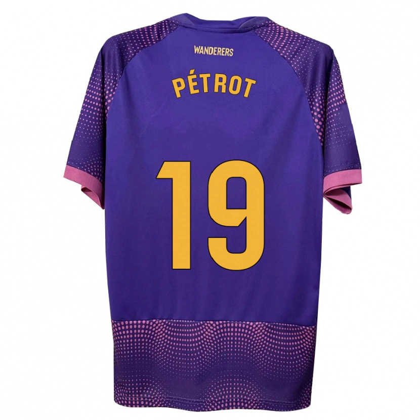 Danxen Kvinnor Léo Pétrot #19 Lila Vit Rosa Bortatröja Matchtröjor 2026/27 Tröjor T-Tröja