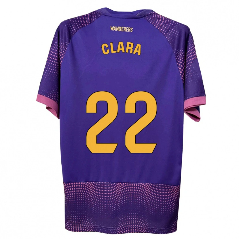 Danxen Kvinnor Clara Ferrer Gallego #22 Lila Vit Rosa Bortatröja Matchtröjor 2026/27 Tröjor T-Tröja