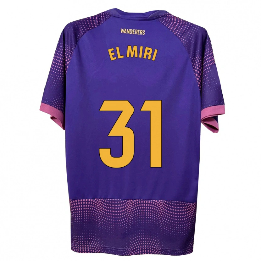 Danxen Kvinnor Walid El Miri #31 Lila Vit Rosa Bortatröja Matchtröjor 2026/27 Tröjor T-Tröja