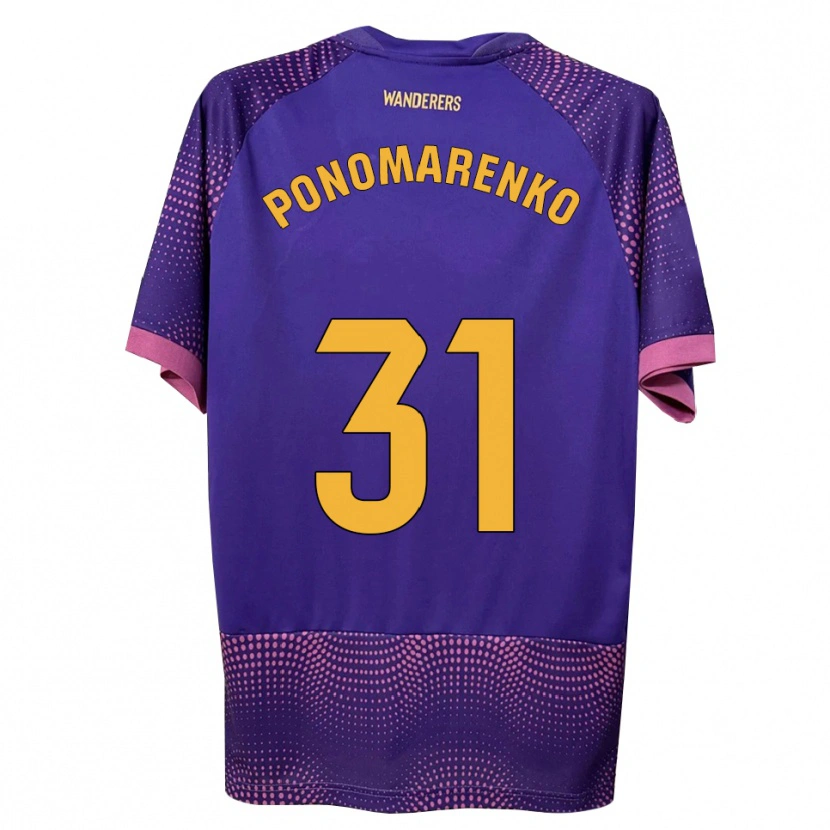 Danxen Kvinnor Borys Ponomarenko #31 Lila Vit Rosa Bortatröja Matchtröjor 2026/27 Tröjor T-Tröja