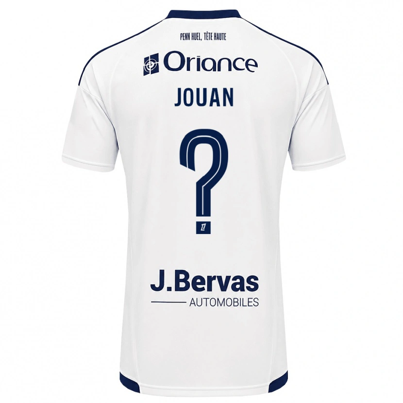 Danxen Kvinnor Léonie Jouan #0 Marinblå Vit Bortatröja Matchtröjor 2026/27 Tröjor T-Tröja