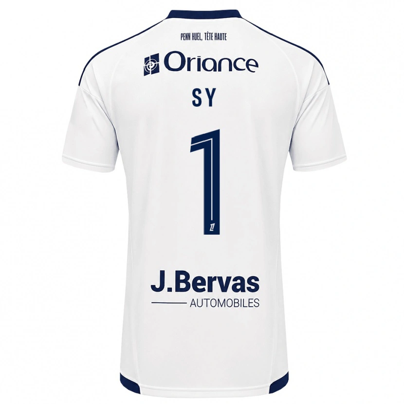 Danxen Kvinnor Seydou Sy #1 Marinblå Vit Bortatröja Matchtröjor 2026/27 Tröjor T-Tröja