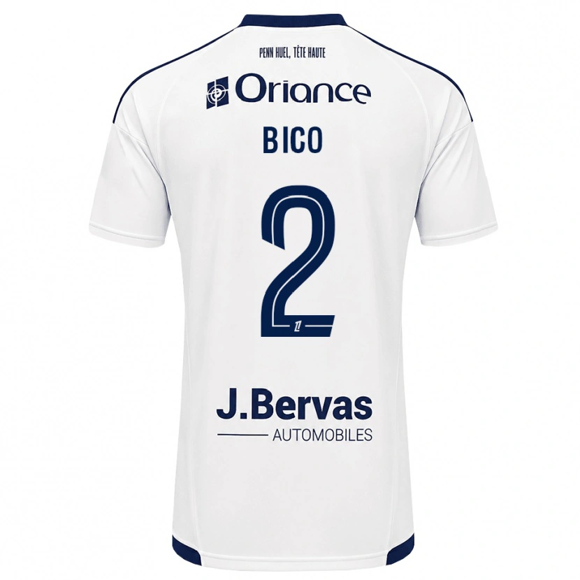 Danxen Kvinnor Angelo Bico #2 Marinblå Vit Bortatröja Matchtröjor 2026/27 Tröjor T-Tröja