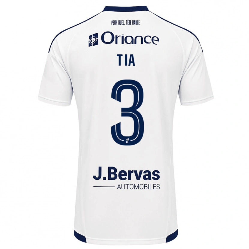 Danxen Kvinnor Davy Tia #3 Marinblå Vit Bortatröja Matchtröjor 2026/27 Tröjor T-Tröja