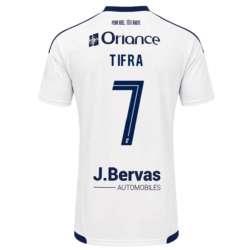 Danxen Kvinnor Darri Tifra #7 Marinblå Vit Bortatröja Matchtröjor 2026/27 Tröjor T-Tröja