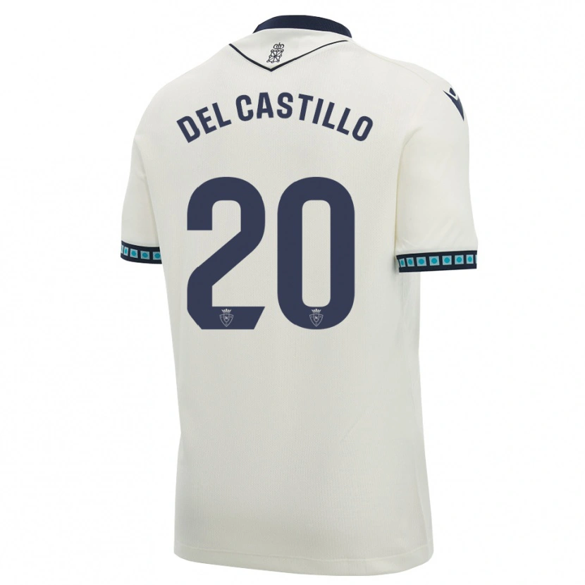 Danxen Kvinnor Romain Del Castillo #20 Vit Svart Ljus Himmelsblå Bortatröja Matchtröjor 2026/27 Tröjor T-Tröja
