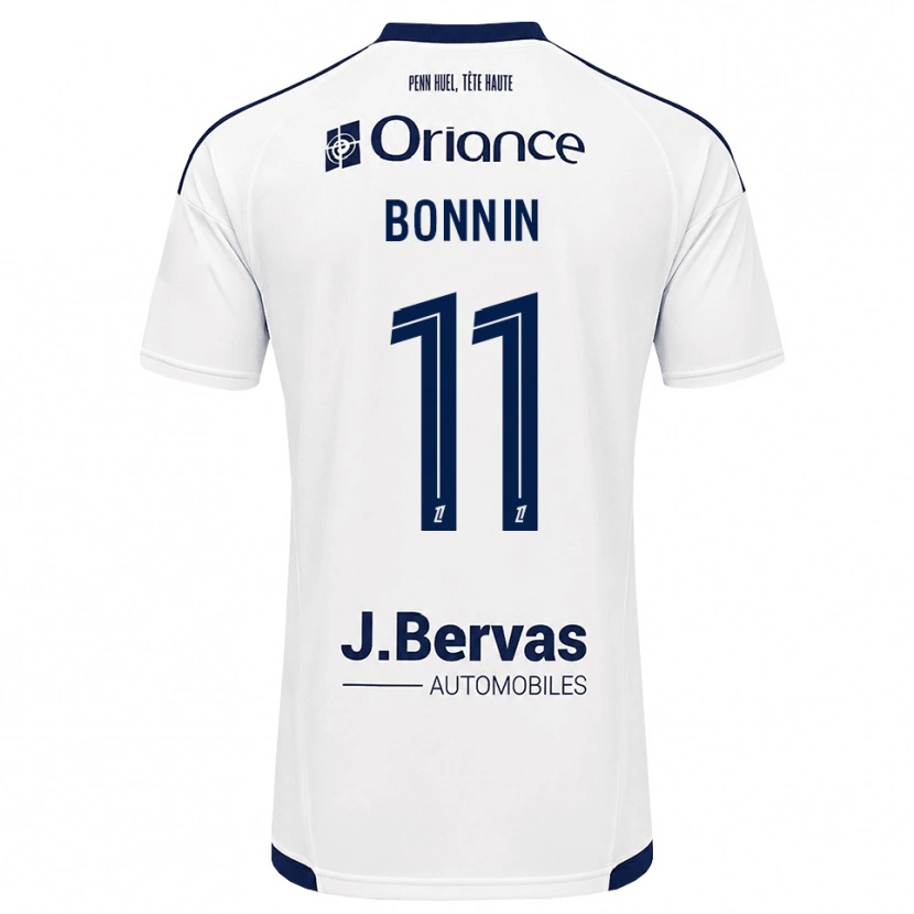 Danxen Kvinnor Lilian Bonnin #11 Marinblå Vit Bortatröja Matchtröjor 2026/27 Tröjor T-Tröja