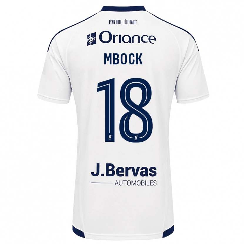 Danxen Kvinnor Hianga'a Mbock #18 Marinblå Vit Bortatröja Matchtröjor 2026/27 Tröjor T-Tröja