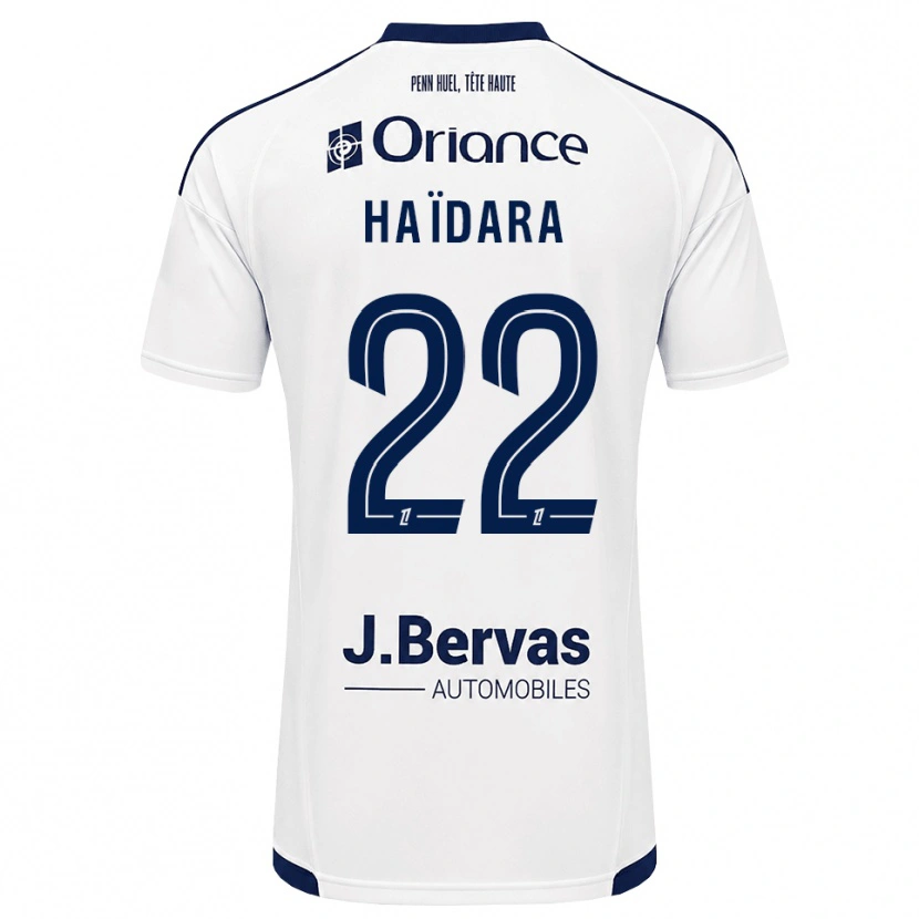 Danxen Kvinnor Massadio Haidara #22 Marinblå Vit Bortatröja Matchtröjor 2026/27 Tröjor T-Tröja