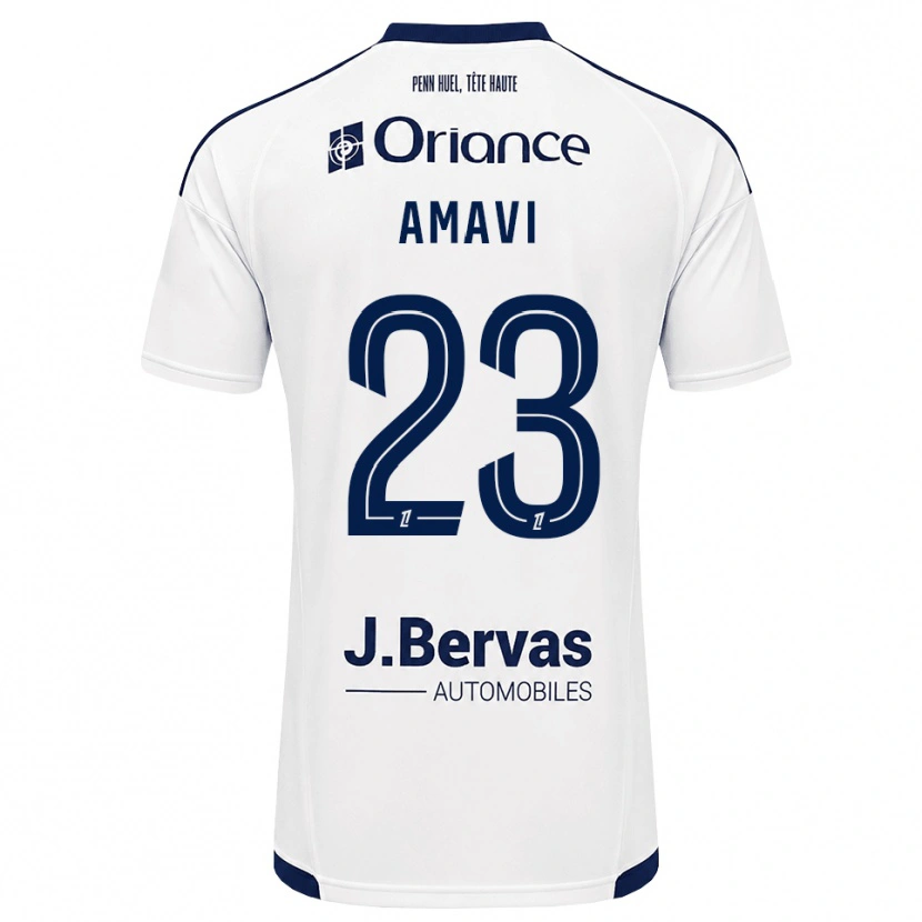 Danxen Kvinnor Jordan Amavi #23 Marinblå Vit Bortatröja Matchtröjor 2026/27 Tröjor T-Tröja