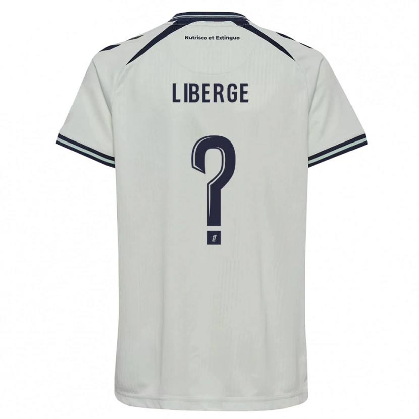 Danxen Kvinnor Aïssatou Liberge #0 Midnattsblå Vit Bortatröja Matchtröjor 2026/27 Tröjor T-Tröja