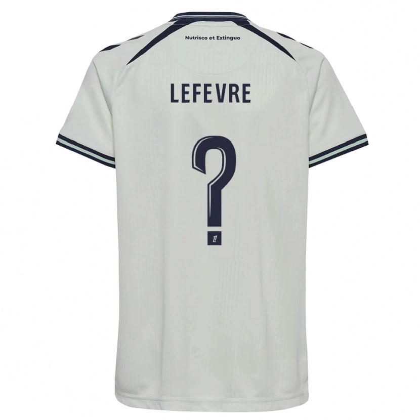 Danxen Kvinnor Emmy Lefevre #0 Midnattsblå Vit Bortatröja Matchtröjor 2026/27 Tröjor T-Tröja