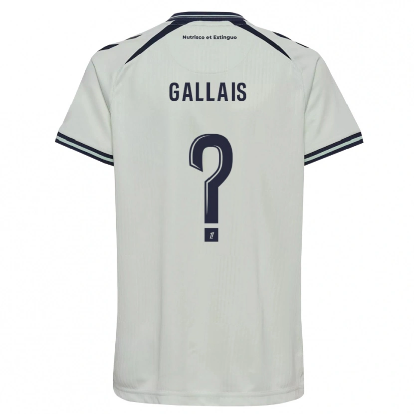 Danxen Kvinnor Thaïs Gallais #0 Midnattsblå Vit Bortatröja Matchtröjor 2026/27 Tröjor T-Tröja
