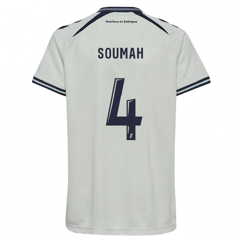 Danxen Kvinnor Mohamed Soumah #4 Midnattsblå Vit Bortatröja Matchtröjor 2026/27 Tröjor T-Tröja