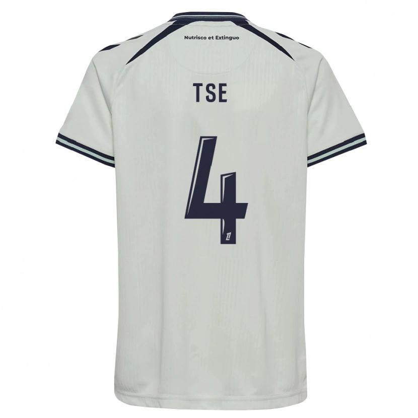 Danxen Kvinnor Élisabeth Tsé #4 Midnattsblå Vit Bortatröja Matchtröjor 2026/27 Tröjor T-Tröja
